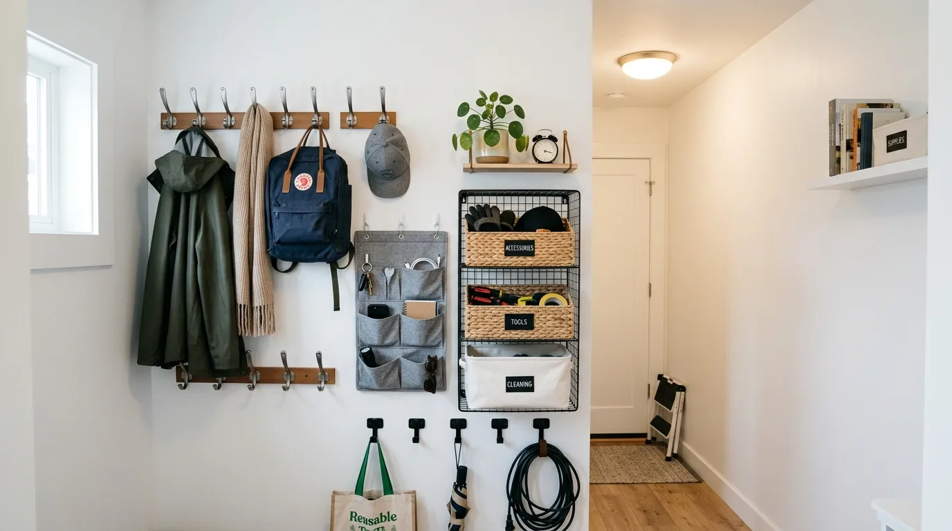 Use mirrors to extend the space visually for 14 Genius Ways to Maximize Small Living Room Decor and Storage