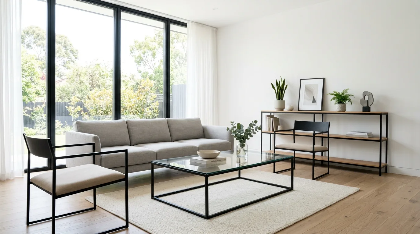 Simplify the furniture shapes for 13 Modern Living Room Ideas to Update Your Space Fast