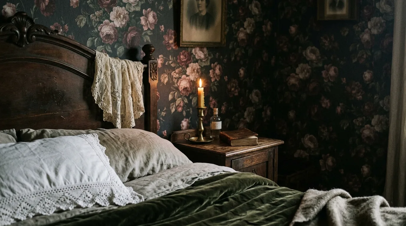 Bring in a little greenery if needed for 14 Moody Bedroom Ideas for a Dramatic and Cozy Vibe