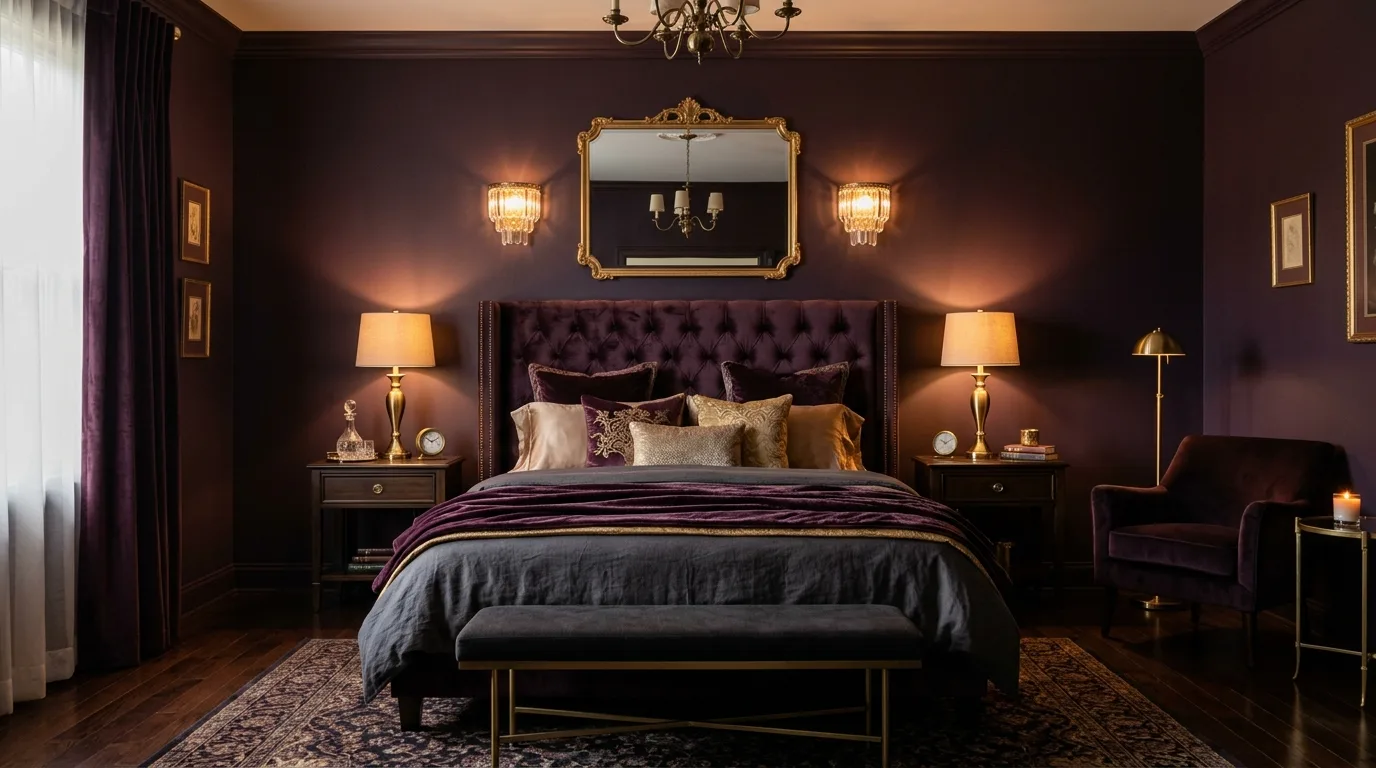Try paneling or wall texture for 11 Moody Bedroom Ideas with Dark Paint Colors and Texture