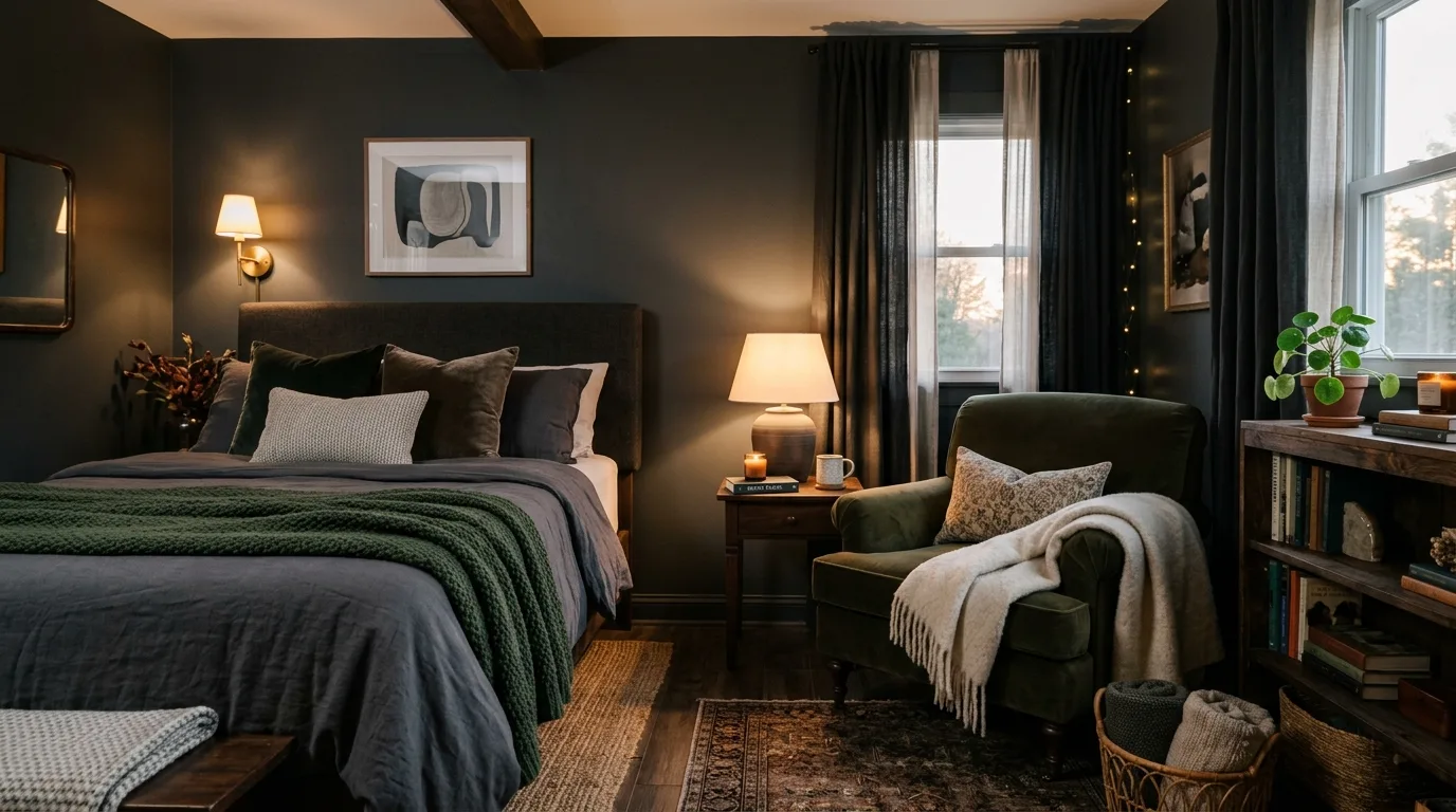 Keep the mood romantic but restful for 13 Tips for Styling a Moody Guest Bedroom for Visitors