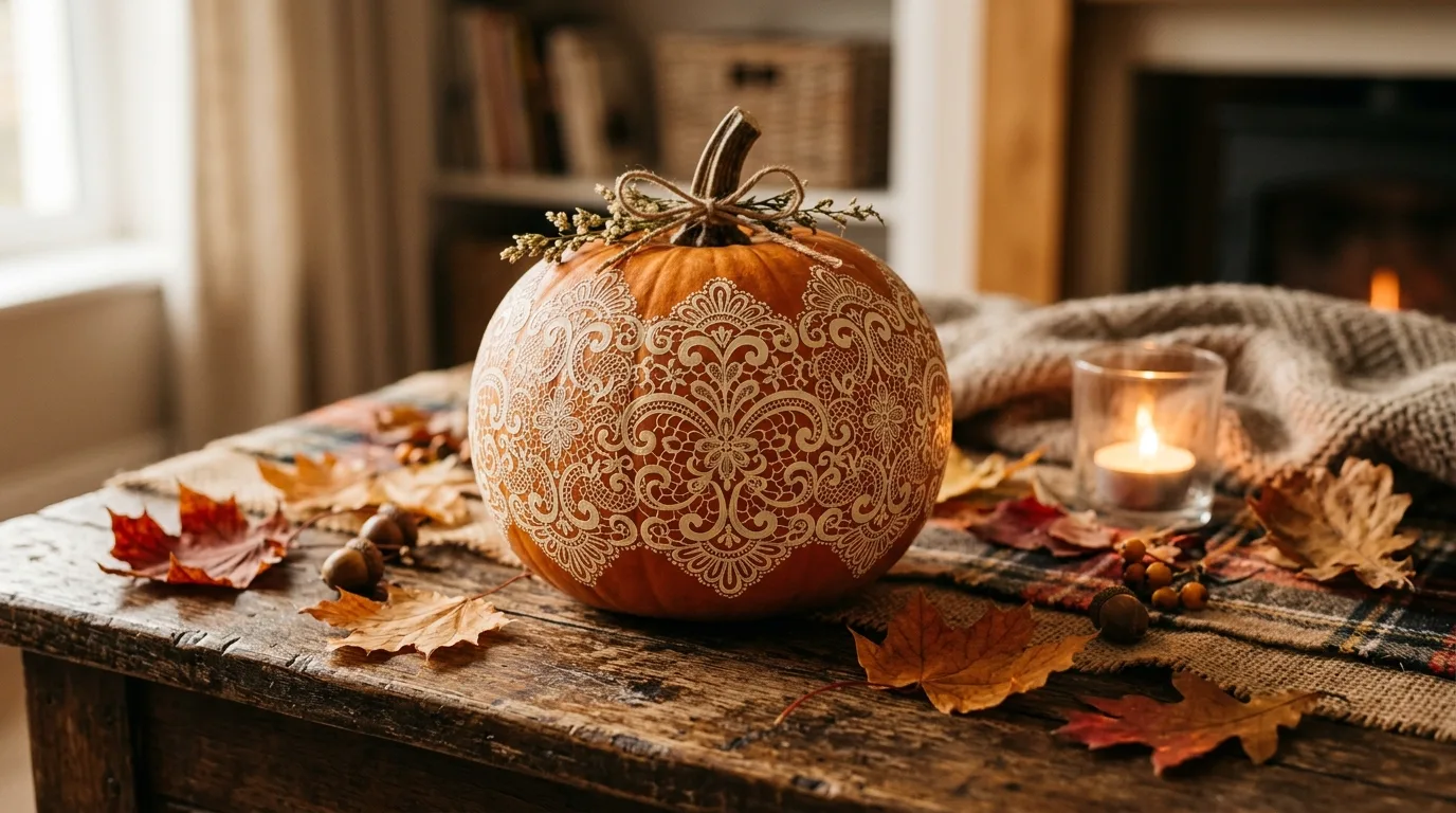 Use lettered or quote pumpkins for 14 No-Carve Pumpkin Decorating Ideas for Elegant Fall Style