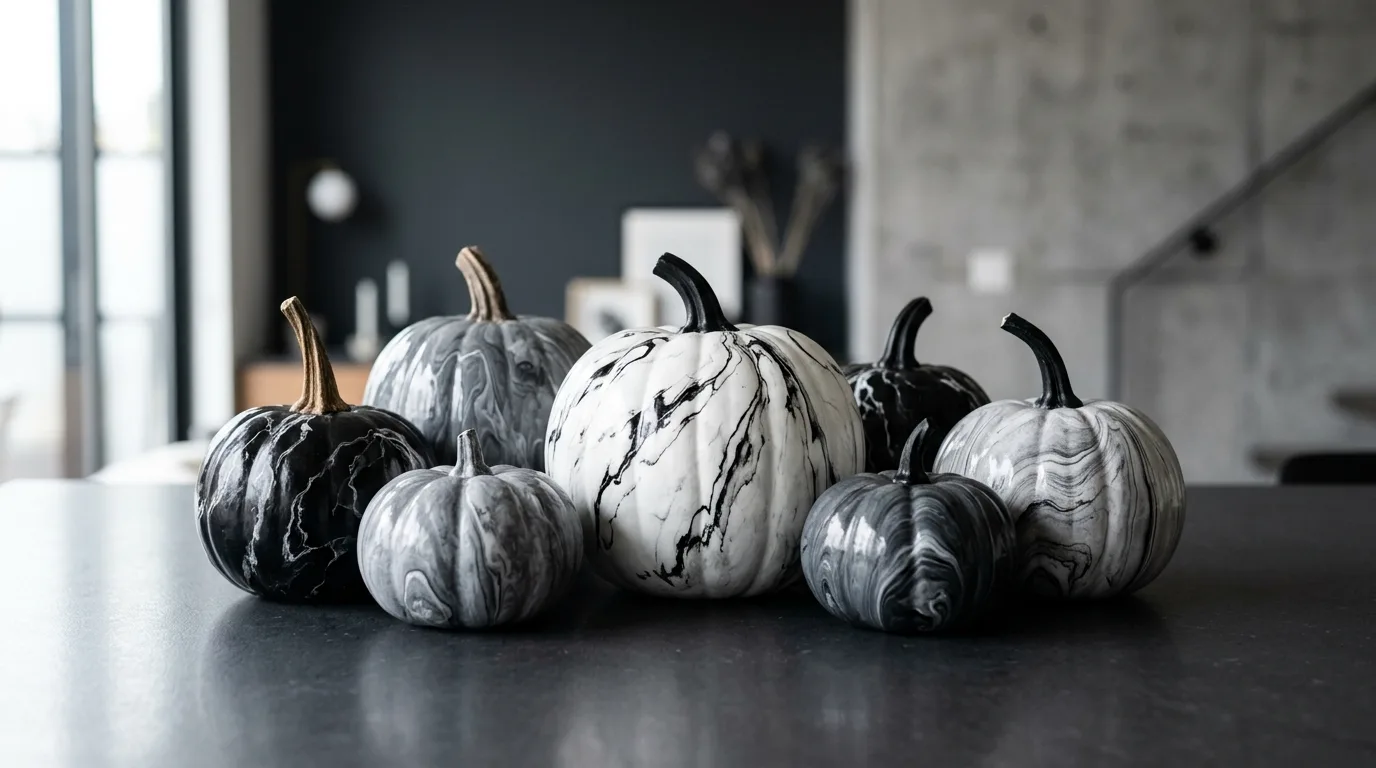 Use pearls or studs sparingly for 14 No-Carve Pumpkin Decorating Ideas for Elegant Fall Style