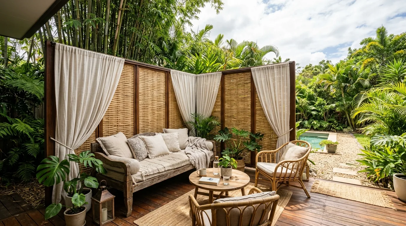 Use privacy elements for intimacy for 13 Outdoor Balcony Ideas for a Fresh Air Escape
