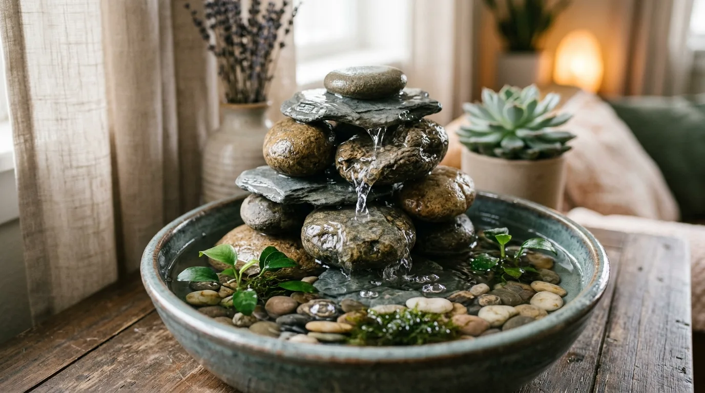 Add a subtle water or sound element for 13 Outdoor Balcony Ideas for a Fresh Air Escape