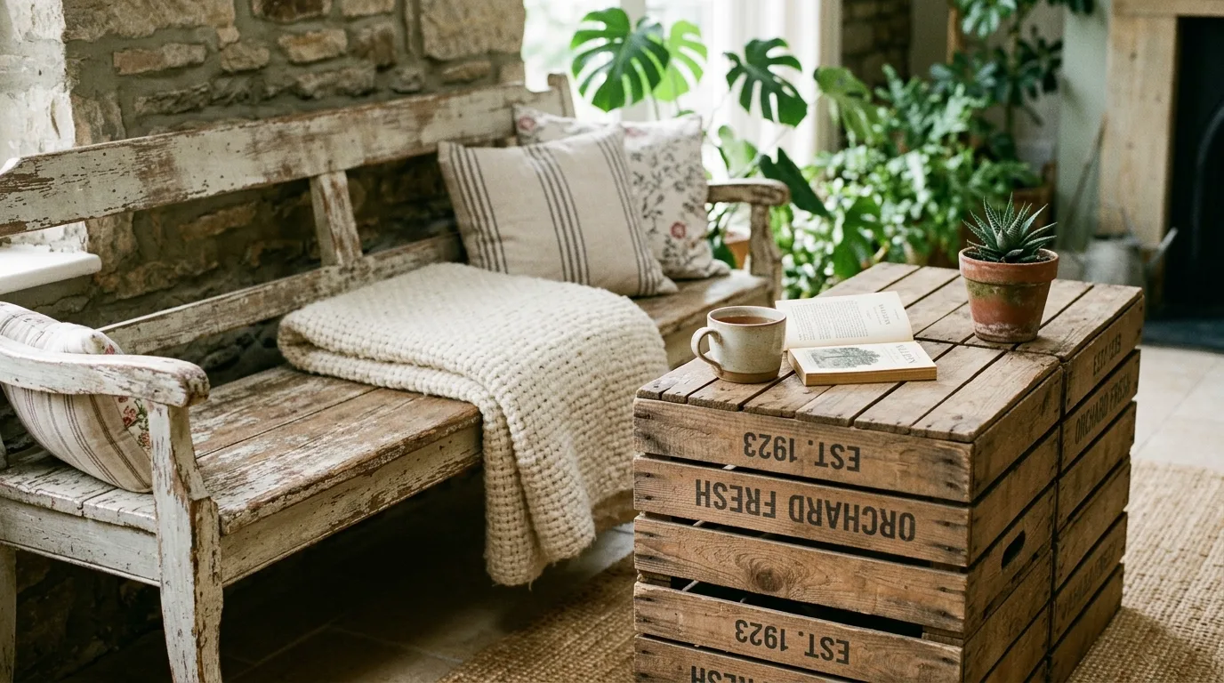 Reuse simple furniture pieces creatively for 13 Outdoor Balcony Ideas for a Fresh Air Escape