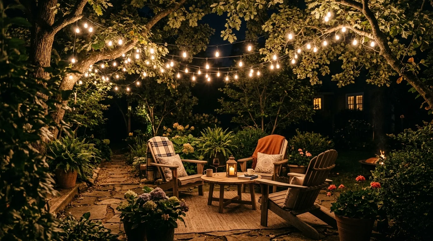Use lanterns for warmth for 14 Brilliant Outdoor Lighting Ideas for Garden and Pathways