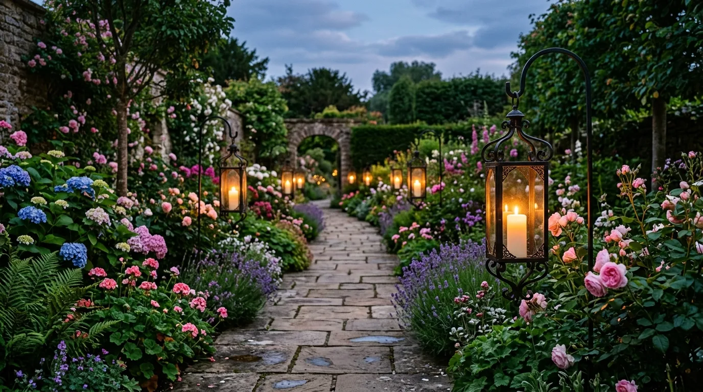 Hang string lights over patios for 14 Brilliant Outdoor Lighting Ideas for Garden and Pathways
