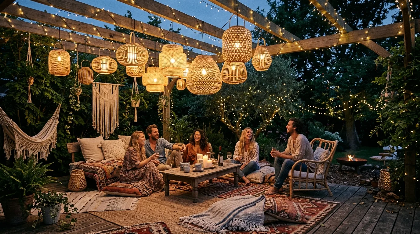Light seating areas more softly for 14 Brilliant Outdoor Lighting Ideas for Garden and Pathways