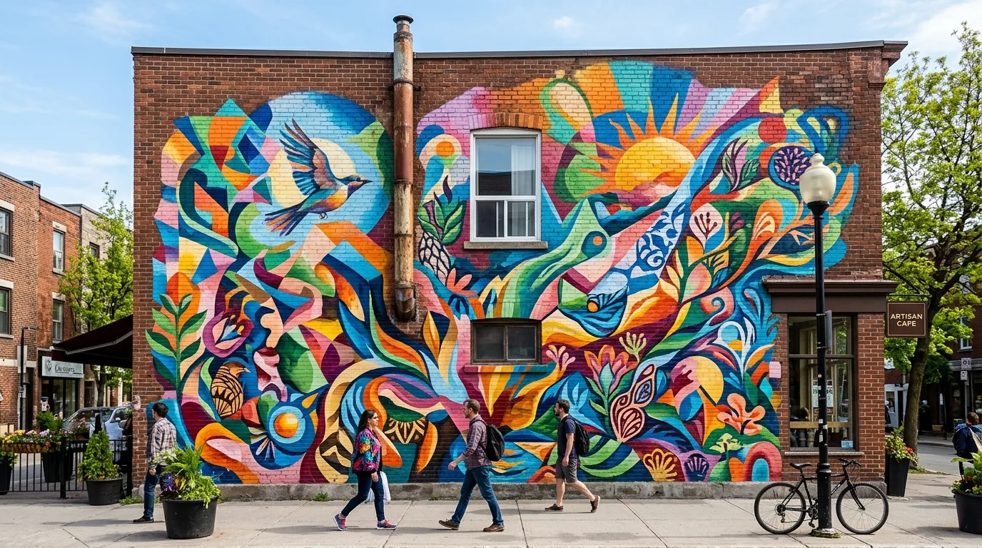 Use a mural or painted design for personality for 14 Inspiring Outdoor Wall Design Ideas for a Gorgeous Focal Point