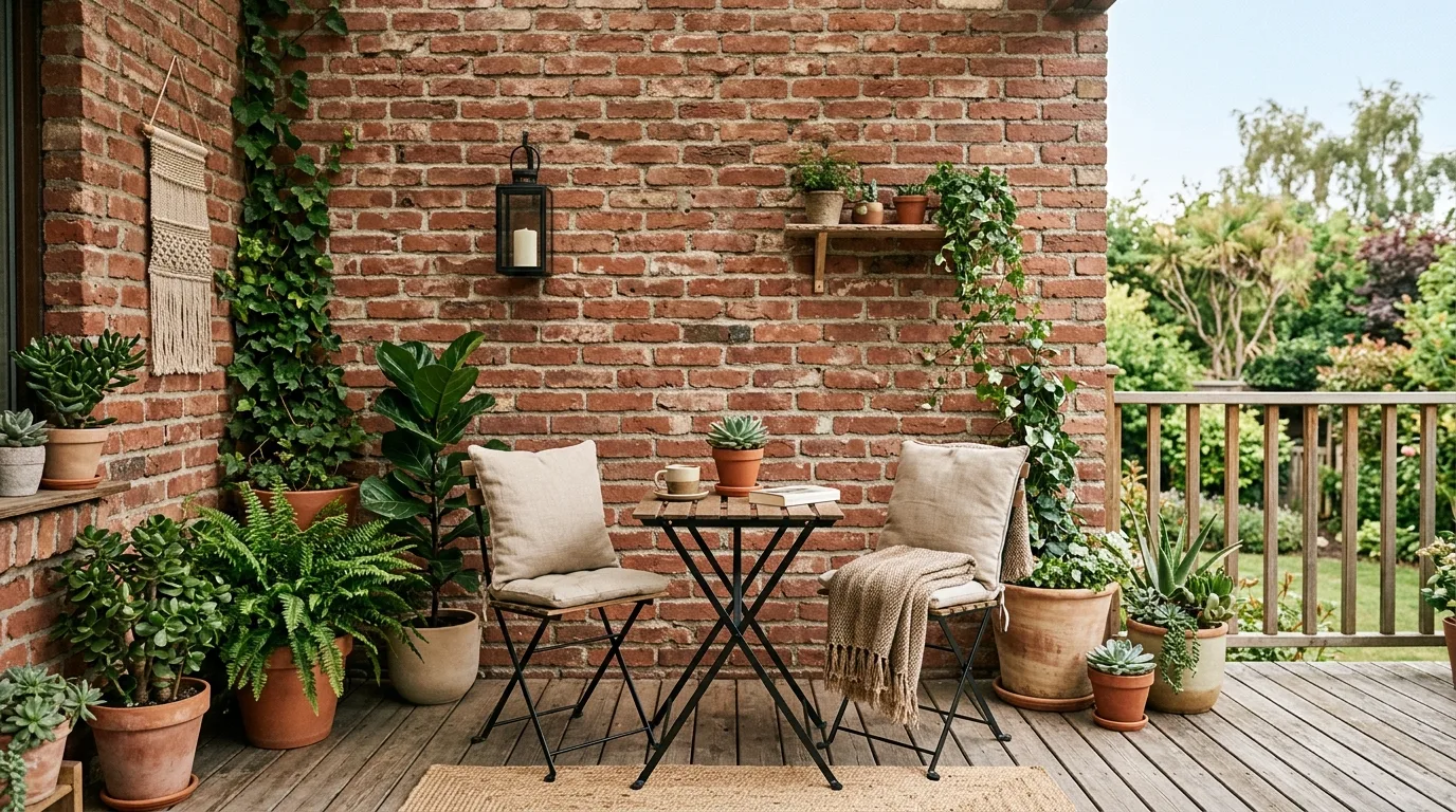 Let brick provide texture on its own for 14 Inspiring Outdoor Wall Design Ideas for a Gorgeous Focal Point