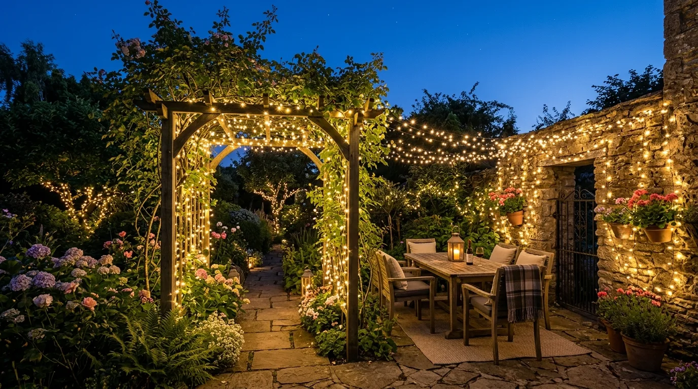 Wrap the wall in light at night for 14 Inspiring Outdoor Wall Design Ideas for a Gorgeous Focal Point