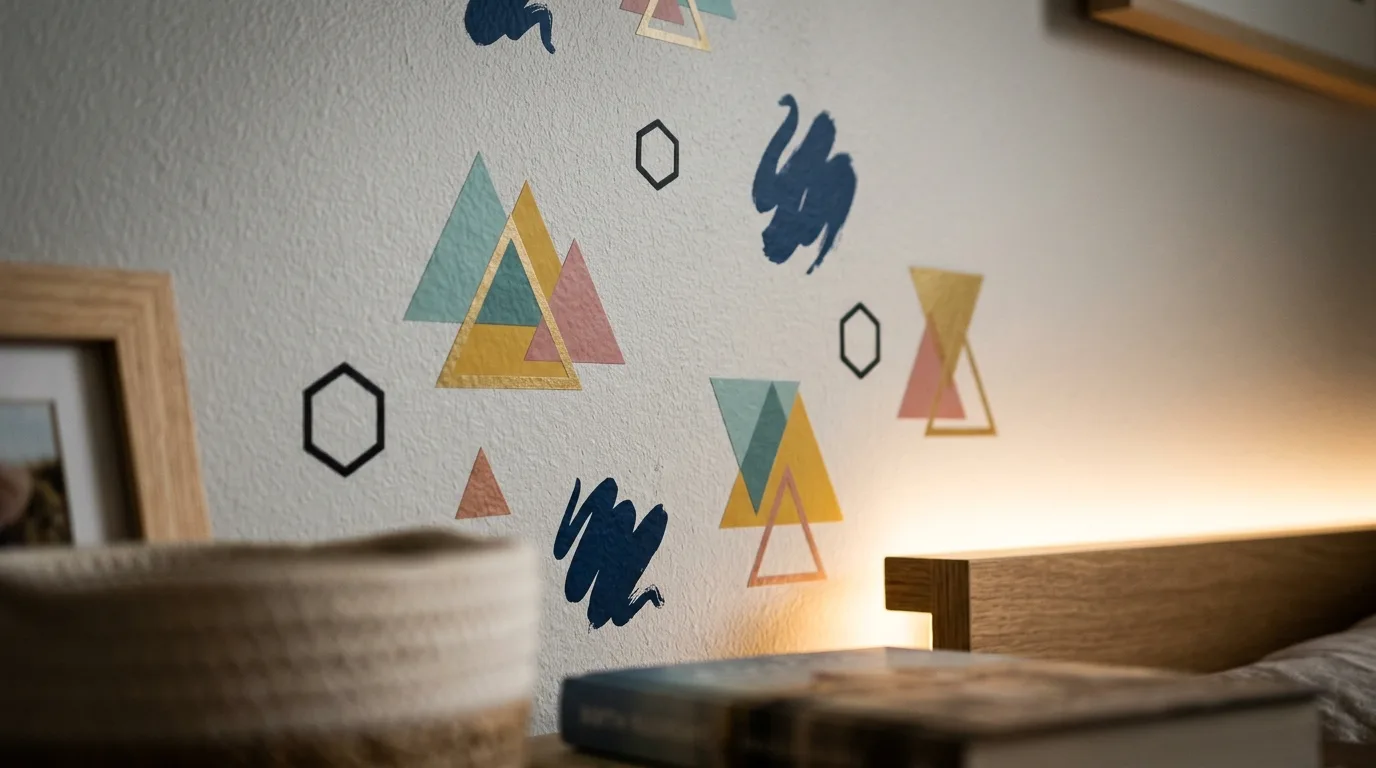 Add decals if you want personality without permanence for 10 Genius Hack to Paint a Washer and Dryer for a Laundry Room Refresh