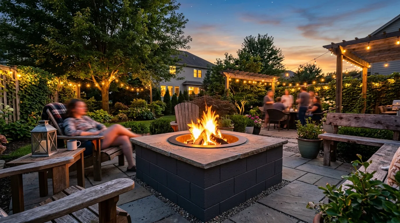 Build a sofa table for the patio for 11 Genius Painted Cinder Block Ideas for Outdoor Furniture