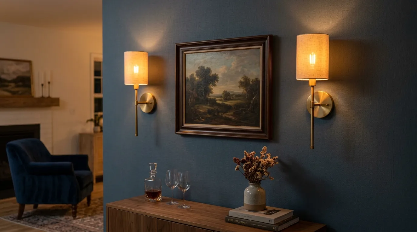 Use wall sconces for elegant utility for 12 Magical Patio Lighting Ideas for Evening Ambiance