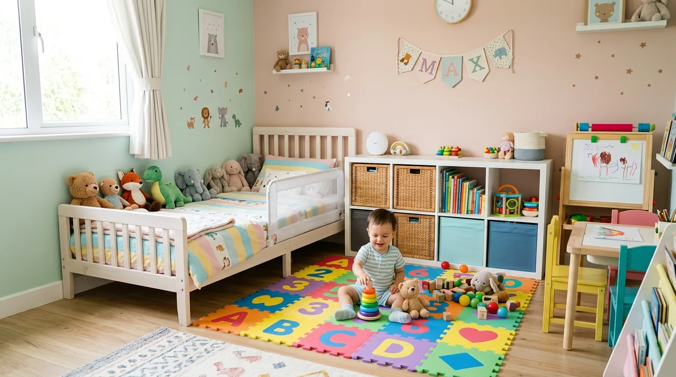 11 Playful Toddler Bedroom Ideas for Safe and Fun Play