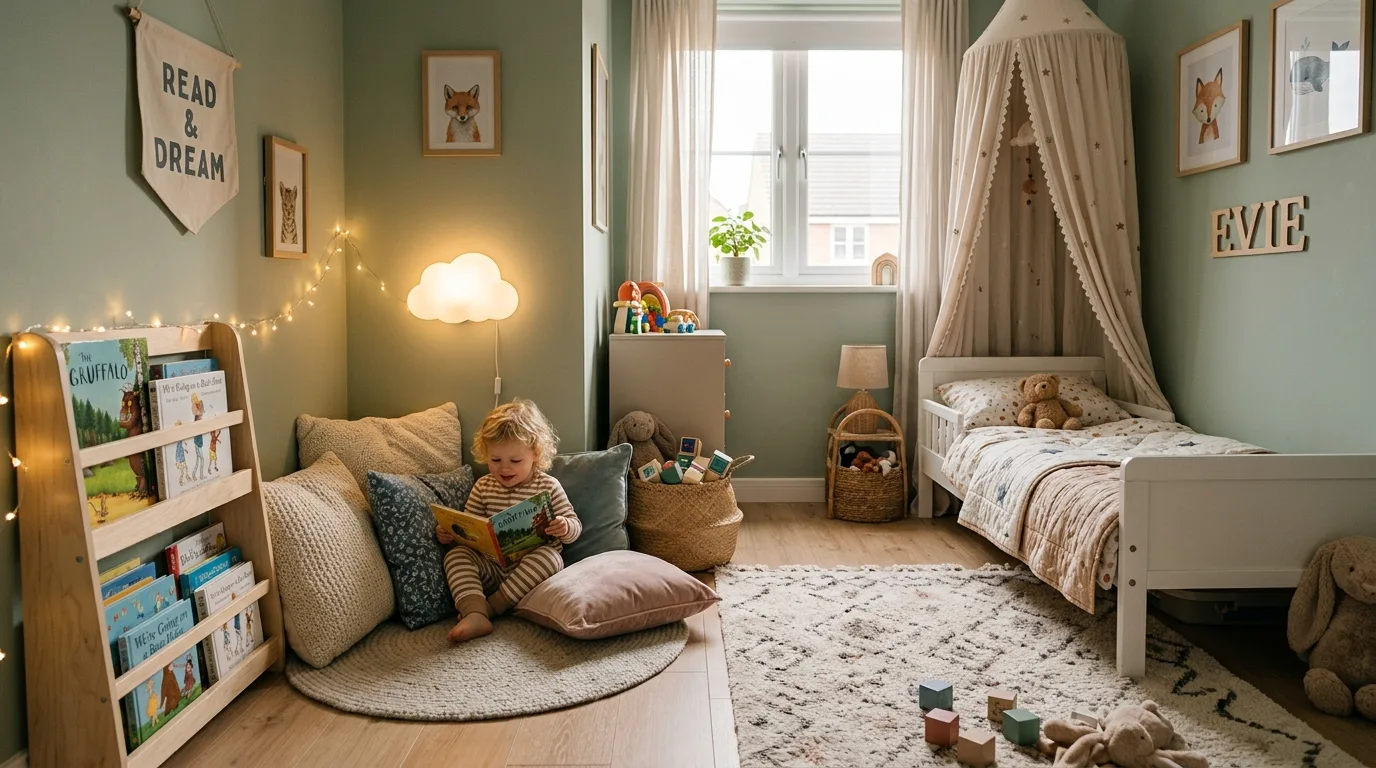 Add toy storage they can actually use for 11 Playful Toddler Bedroom Ideas for Safe and Fun Play