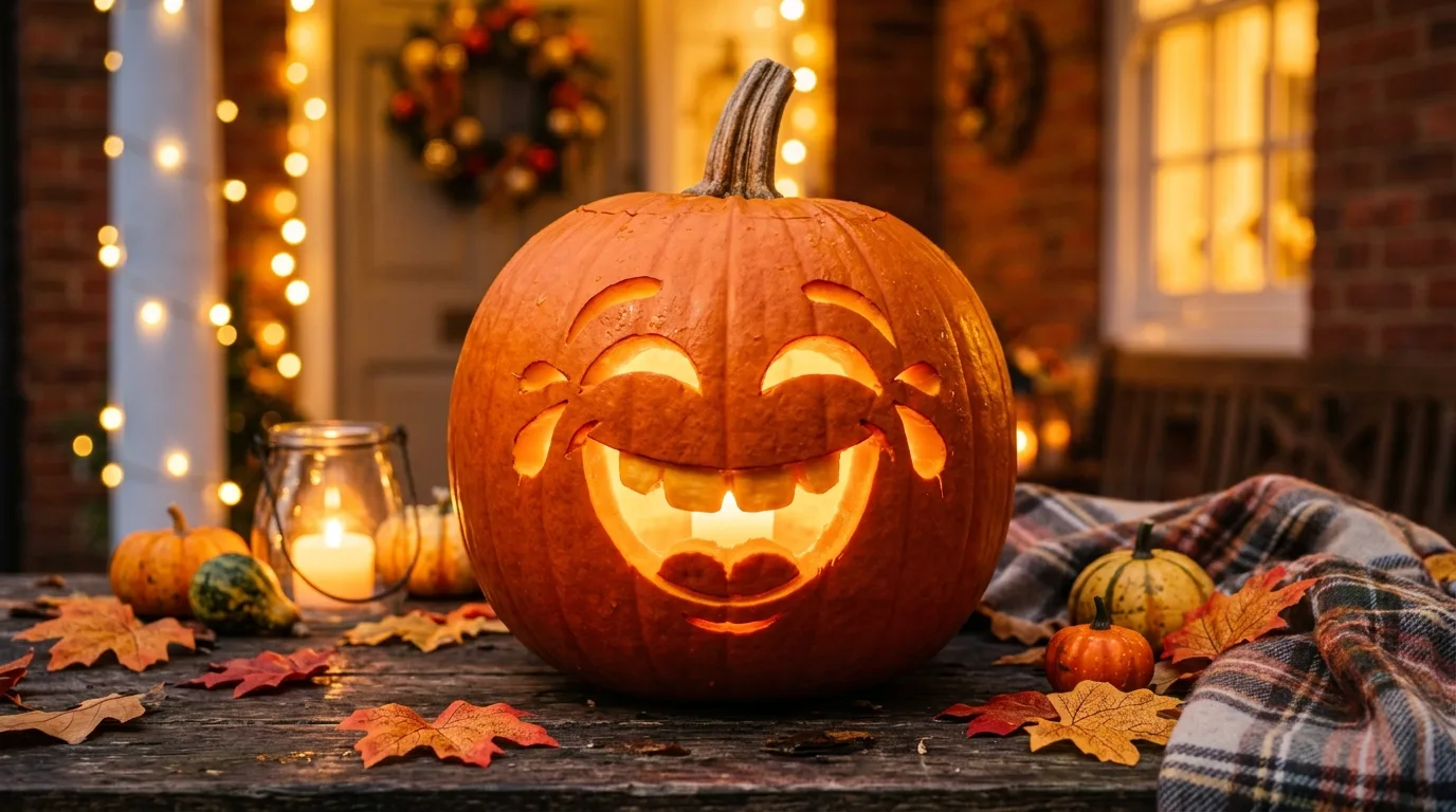 Try tiny repeated holes for pattern for 14 Unique Pumpkin Carving Ideas That Go Beyond a Basic Face