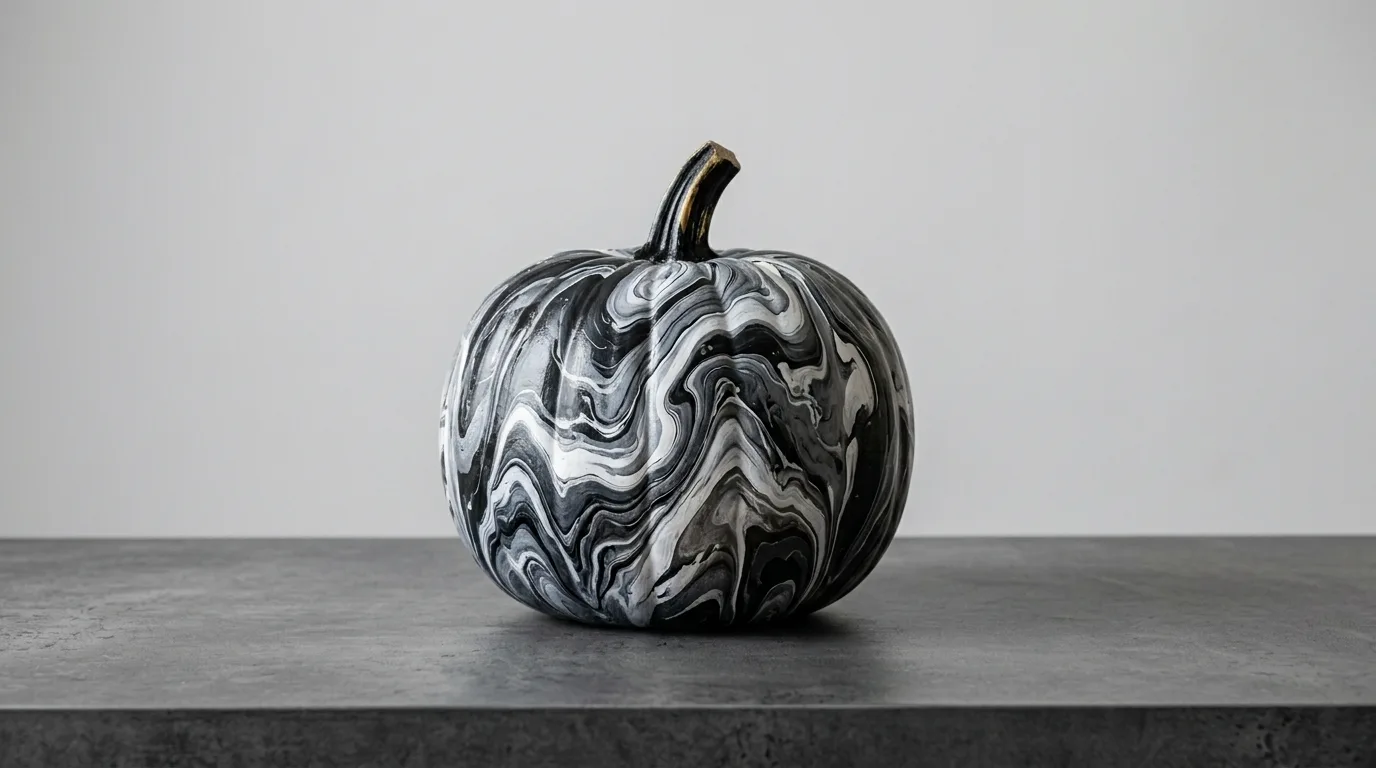 Paint tiny stars or moons for 13 Easy Pumpkin Painting Ideas for No-Mess Halloween Fun