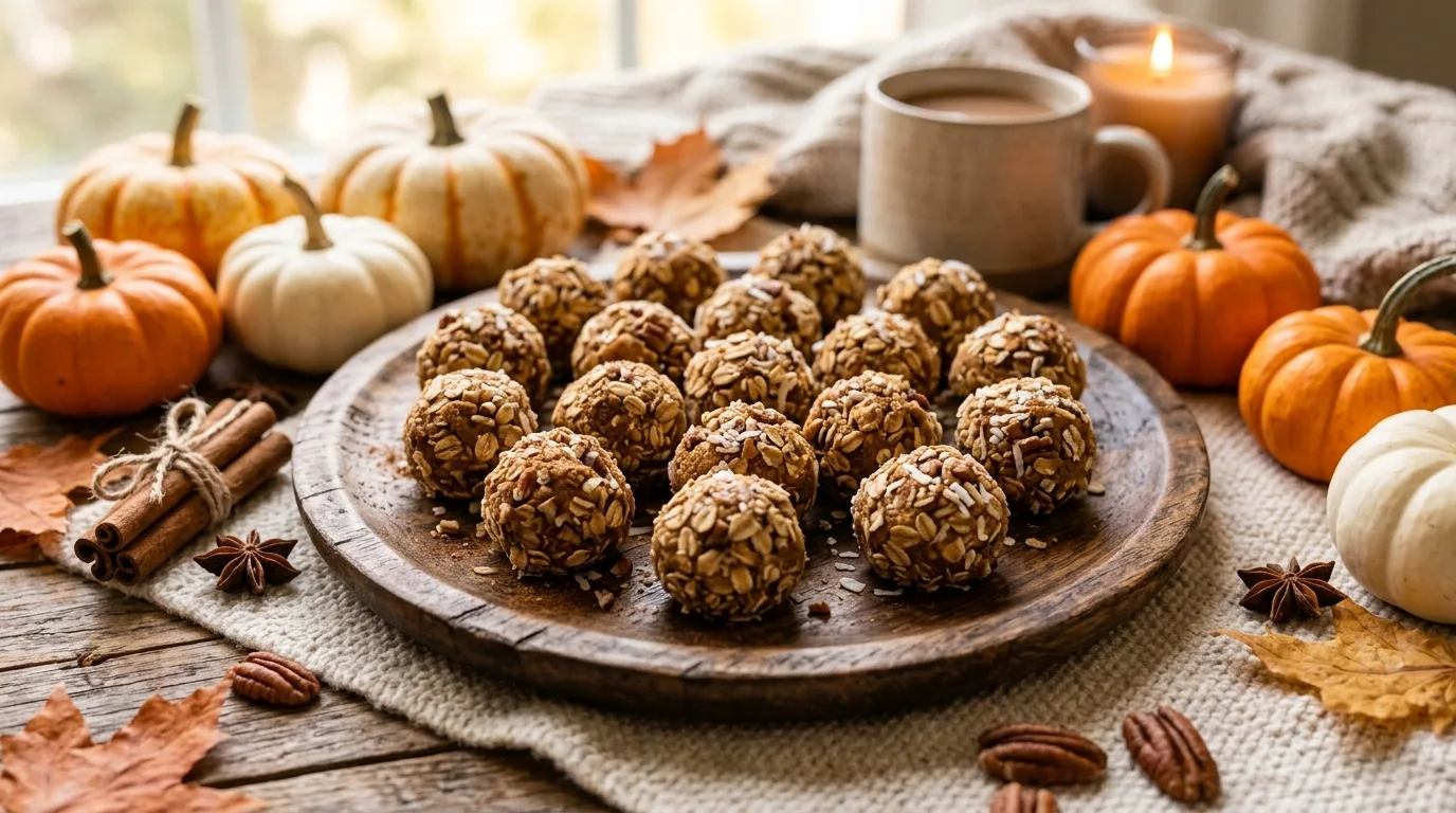 12 Healthy Pumpkin Protein Balls for a Fall Energy Boost