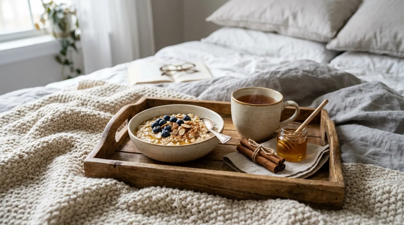 Use milk for a creamier texture for 11 Warm Raisin Apple Cinnamon Oatmeal for Chilly Mornings