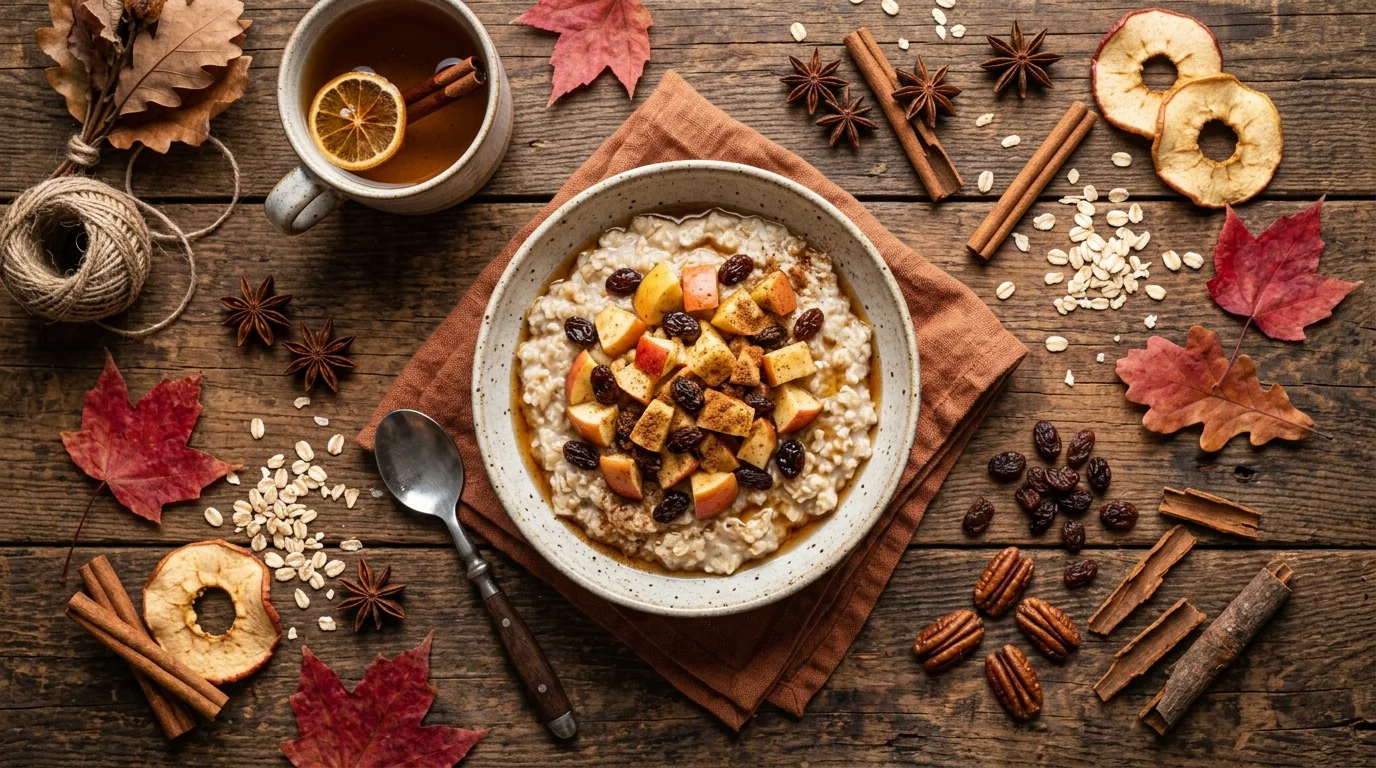 Try brown sugar or maple syrup lightly for 11 Warm Raisin Apple Cinnamon Oatmeal for Chilly Mornings
