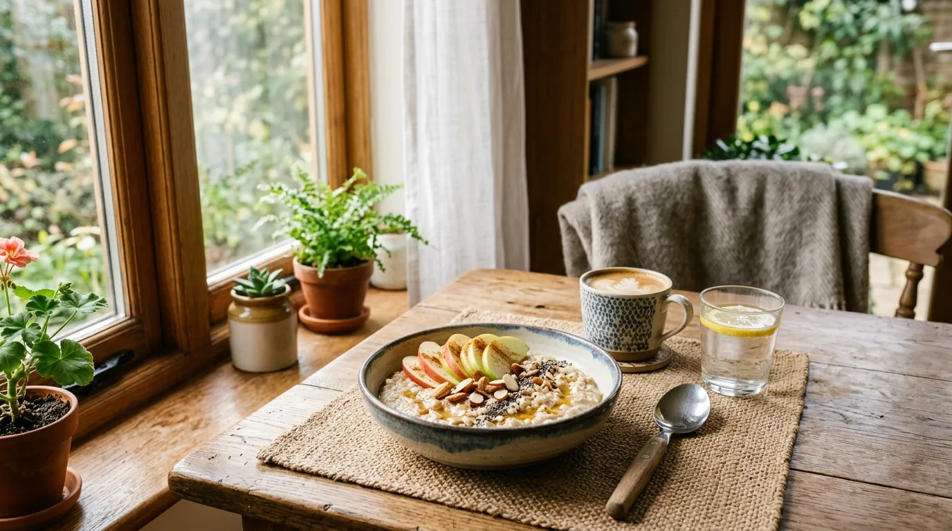 Finish with a drizzle of maple for 11 Warm Raisin Apple Cinnamon Oatmeal for Chilly Mornings