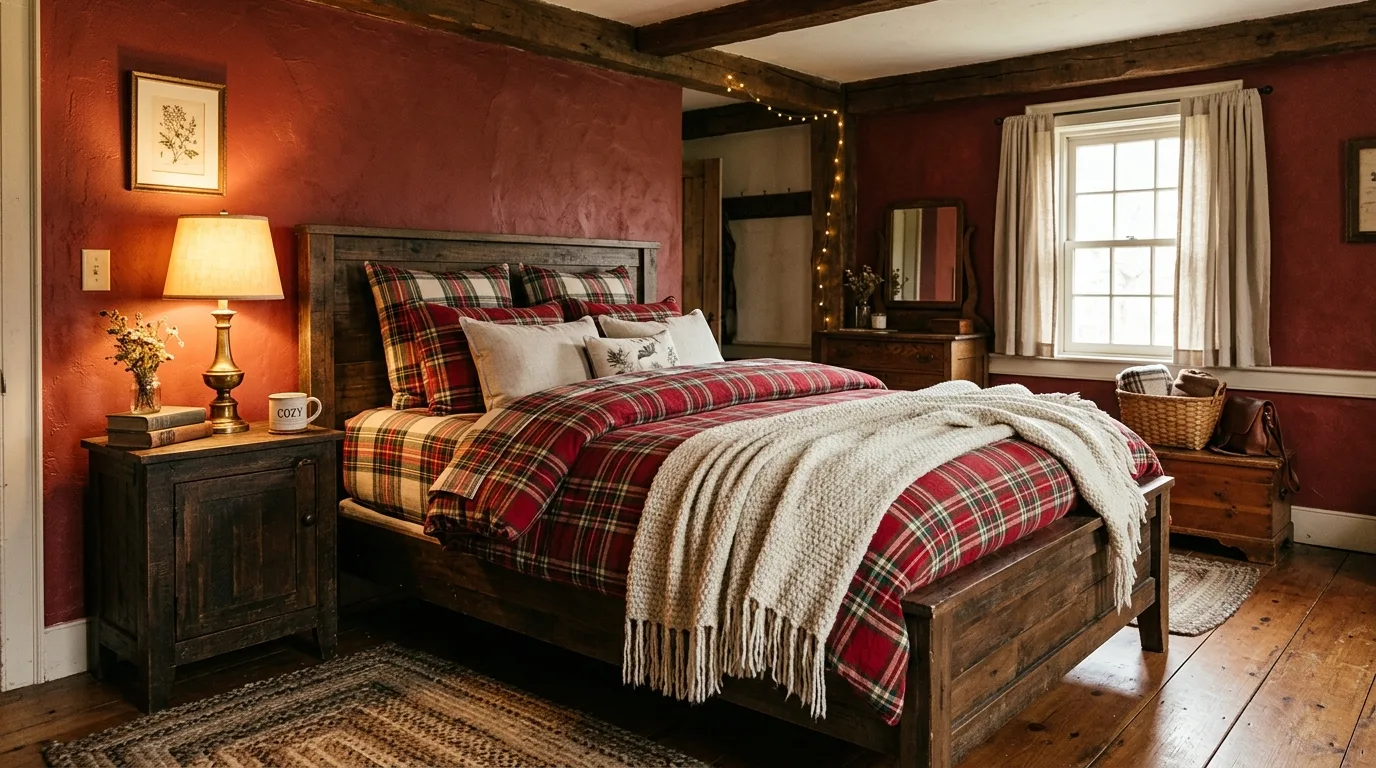 Try muted or earthy reds for 10 Bold Red Bedroom Ideas for a Passionate Pop of Color