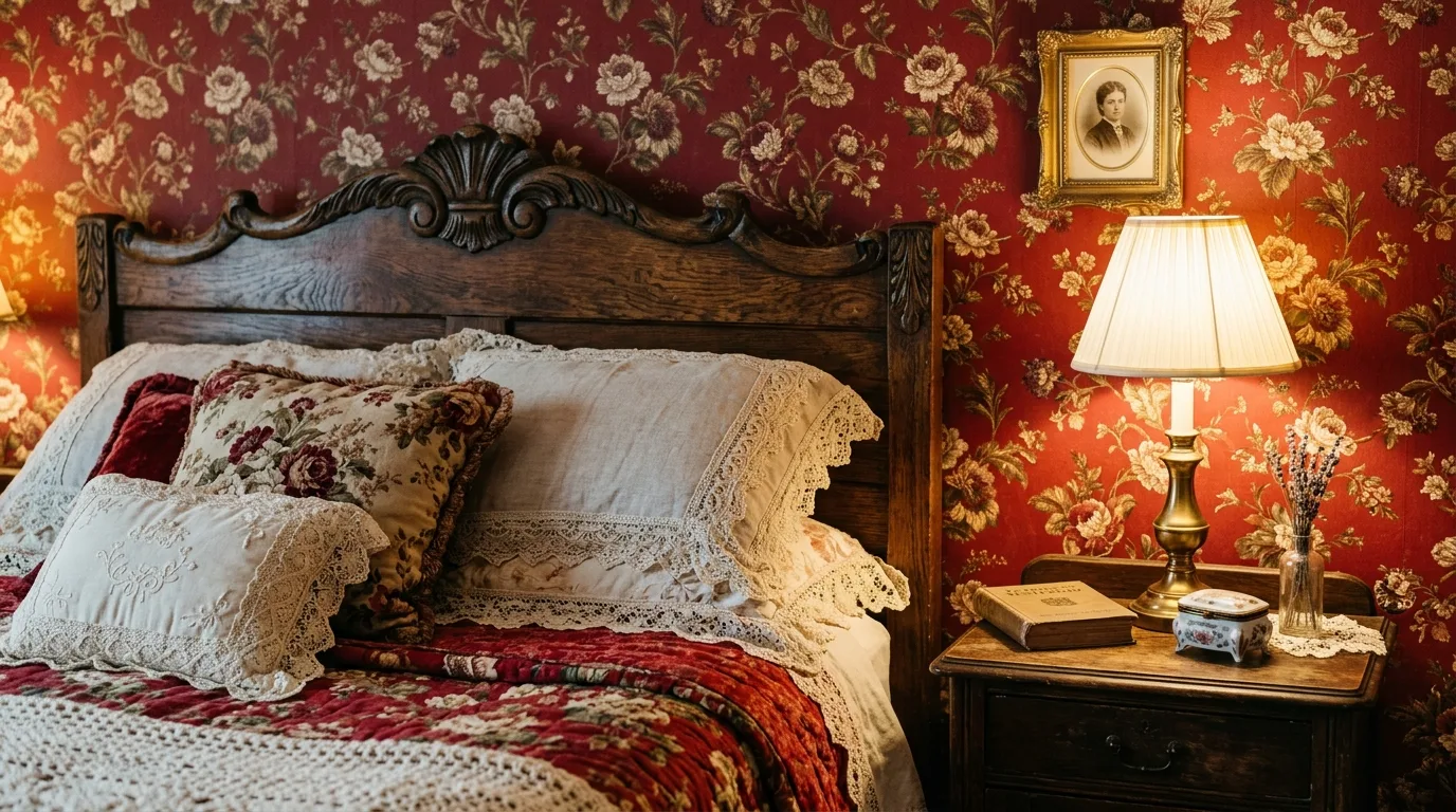 Keep clutter very controlled for 10 Bold Red Bedroom Ideas for a Passionate Pop of Color