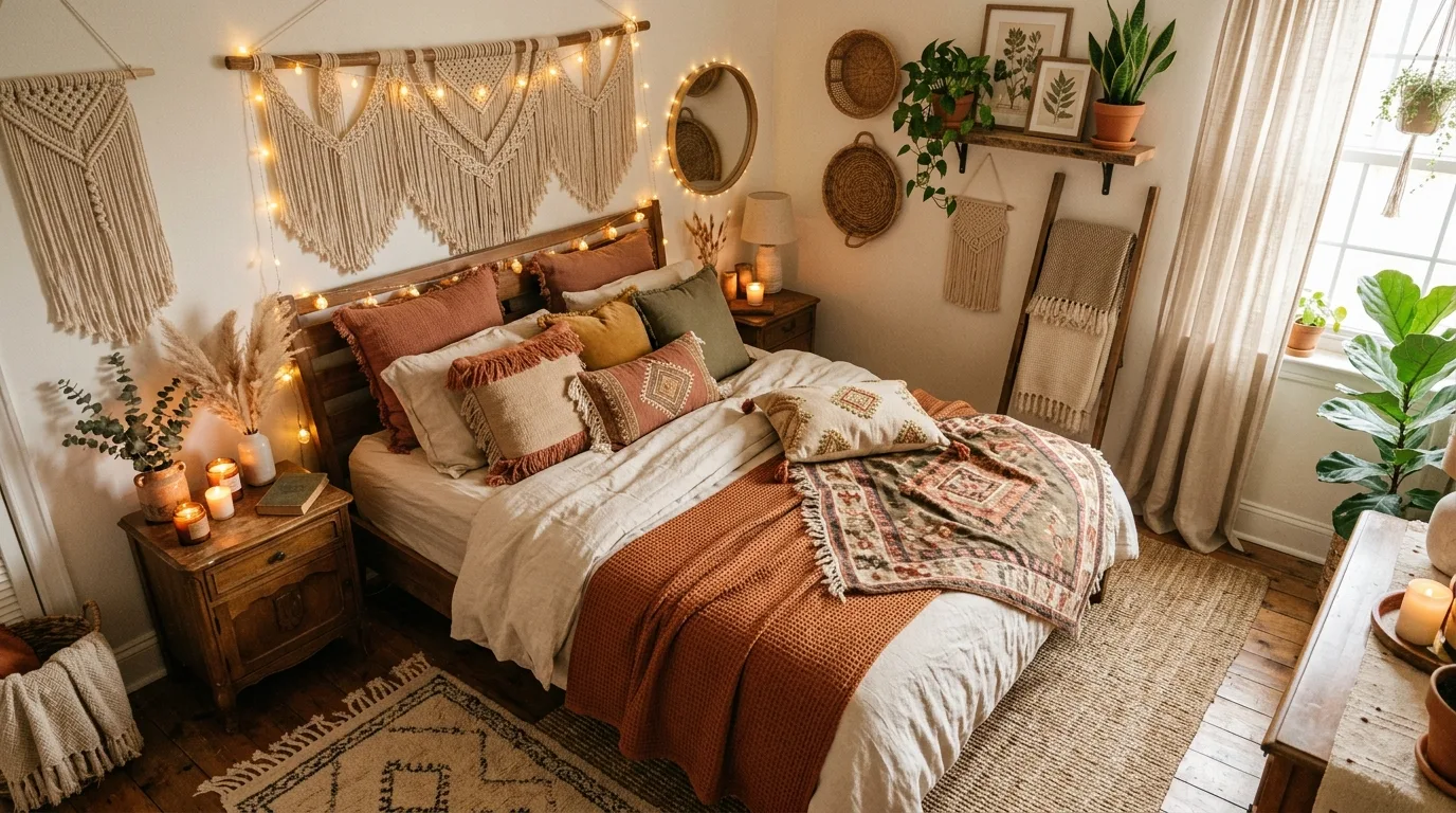 Try symmetry around the bed for 13 Romantic Bedroom Ideas for Couples to Share Together