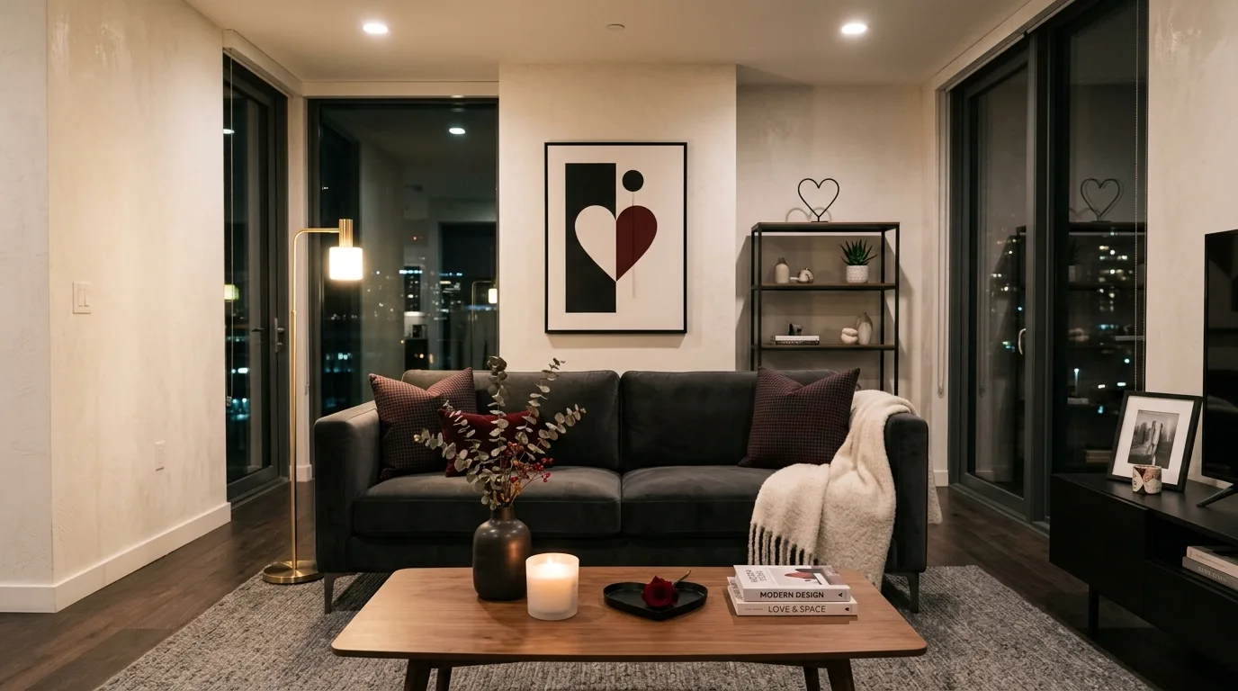 Try a cozy corner setup for 13 Romantic Valentine's Day Decor Ideas for a Love-Filled Home