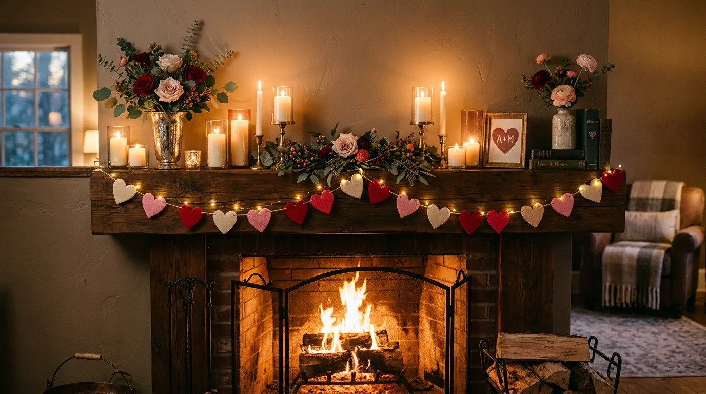 Keep the decor connected to your usual style for 13 Romantic Valentine's Day Decor Ideas for a Love-Filled Home