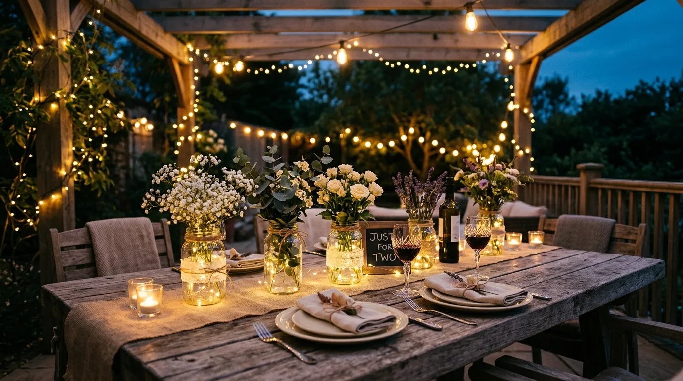 Bring in blush, cream, or deep red tones for 10 Romantic Valentine's Day Table Decor Ideas for Date Night In