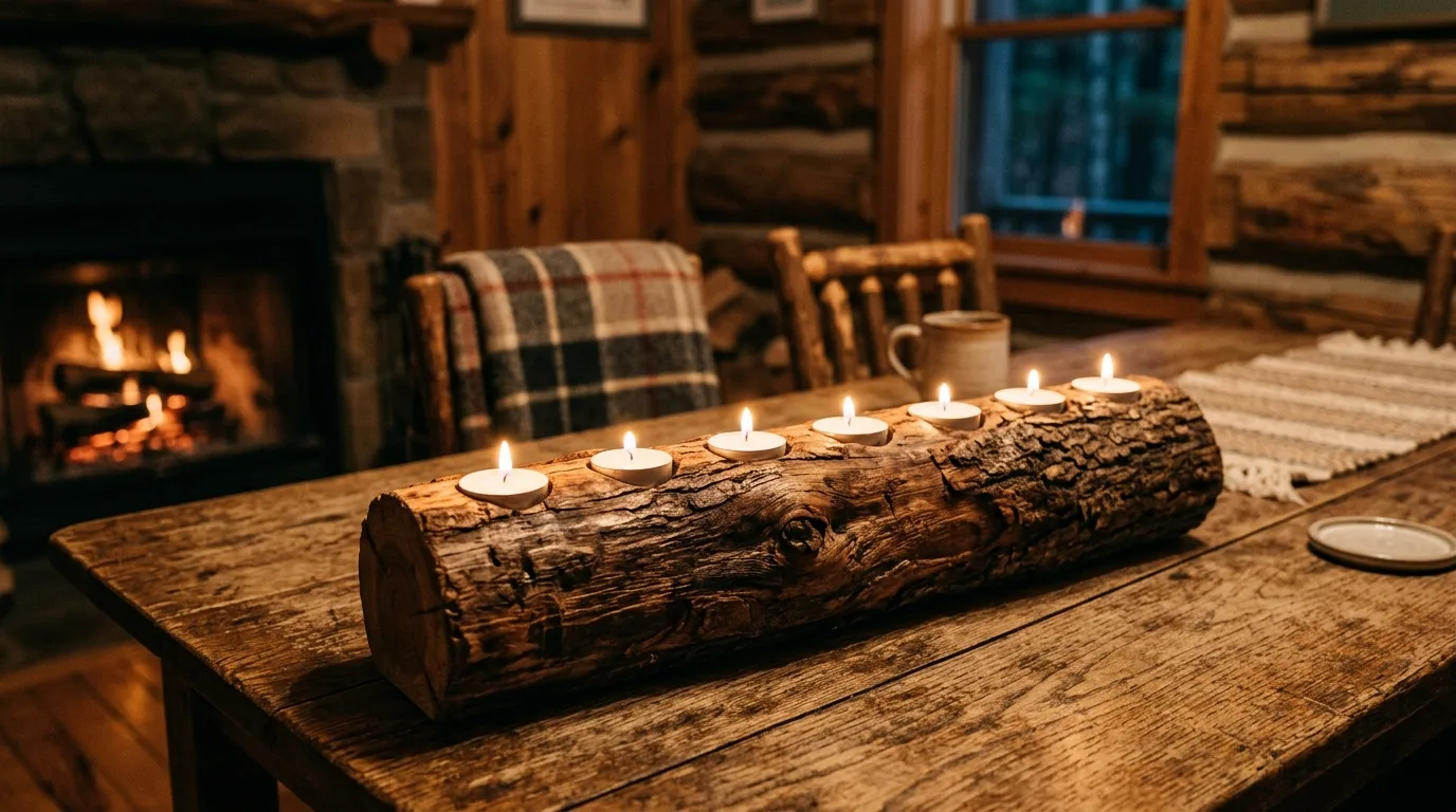 12 Rustic DIY Wood Log Ideas for Cozy Cabin Accents