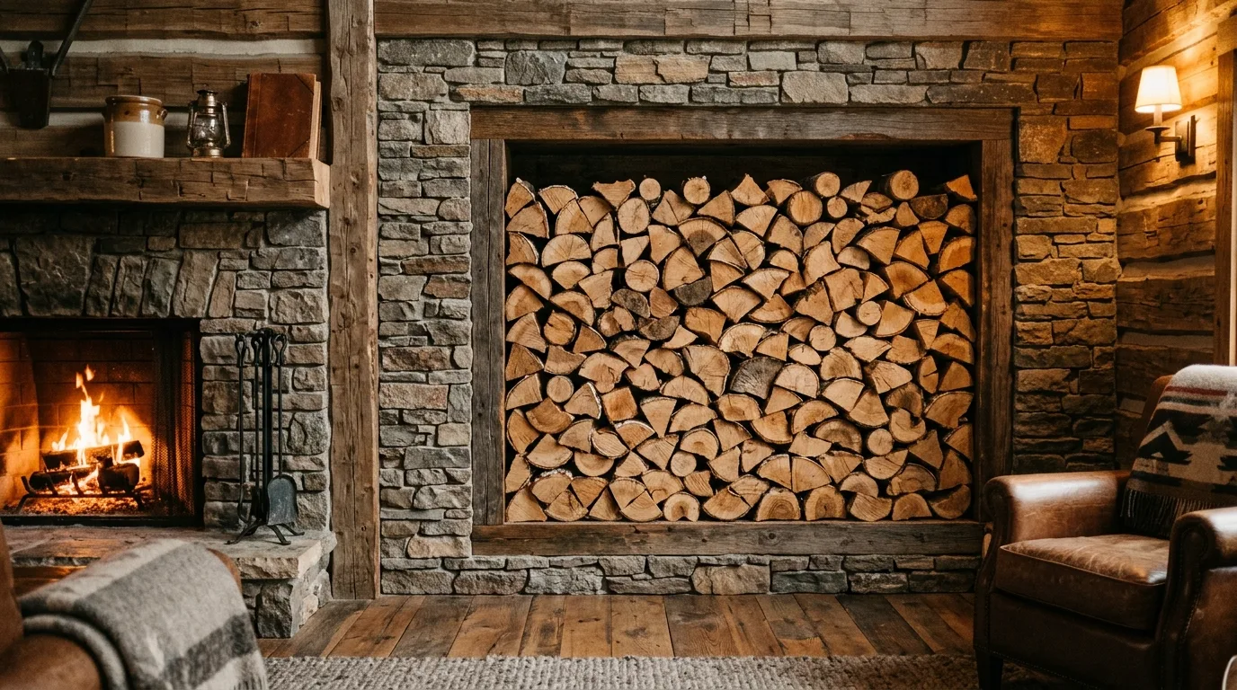 Let the natural finish stay visible for 12 Rustic DIY Wood Log Ideas for Cozy Cabin Accents