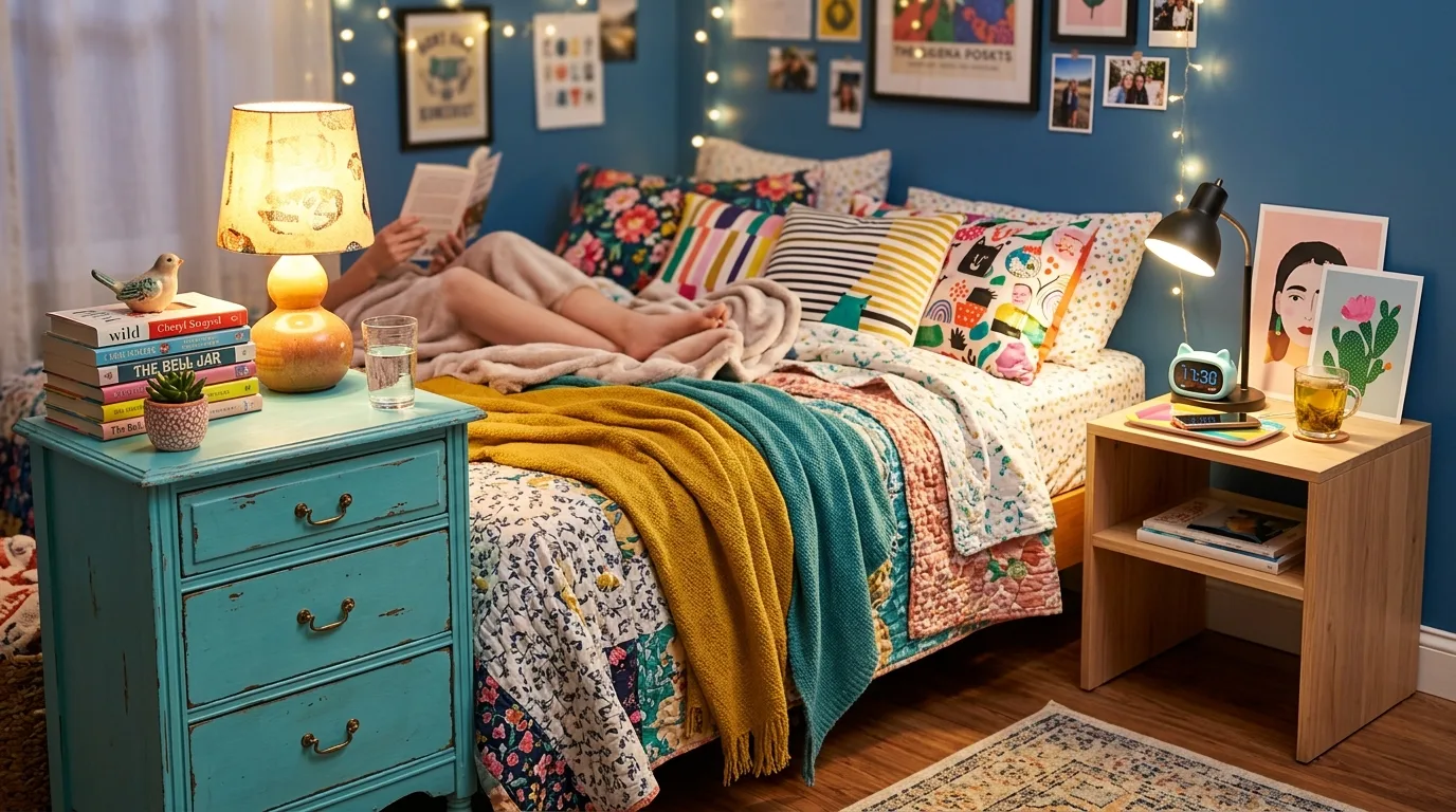 Do not overcomplicate the choice for 12 Helpful Tips on Whether Bedroom Nightstands Should Match