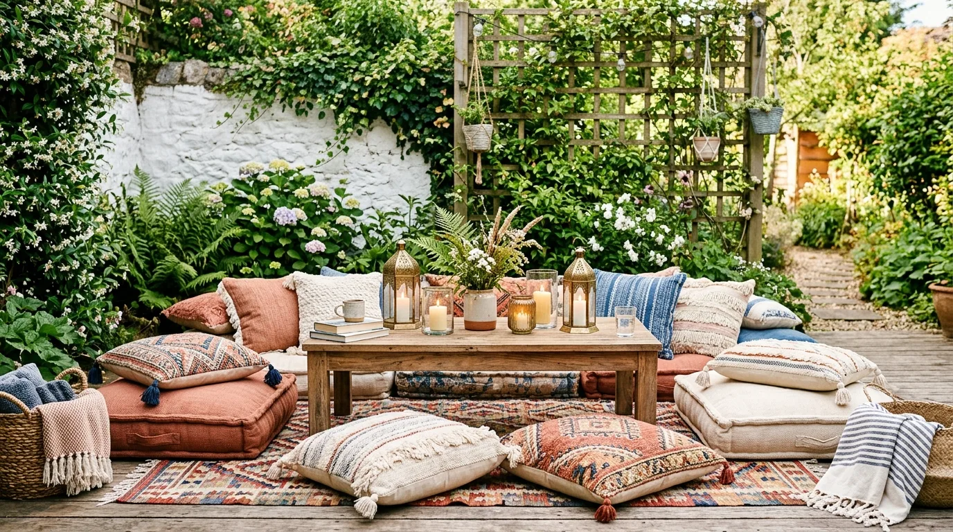 Use floor seating for a more lounge-like feel for 10 Small Balcony Ideas to Create a Tiny Urban Oasis