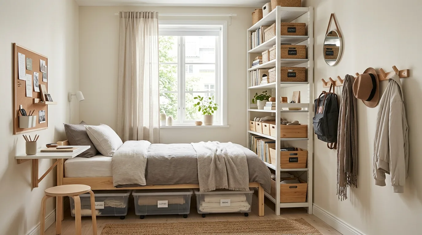 Make the room feel personal, not crowded for 12 Small Bedroom Ideas That Maximize Style and Storage
