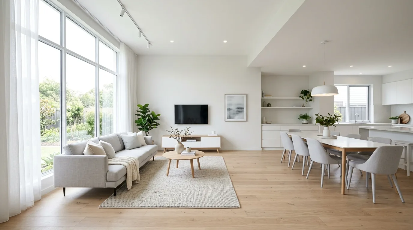 Lighten the palette to open the room up for 13 Genius Ways to Maximize Small Living Room Decor and Layout