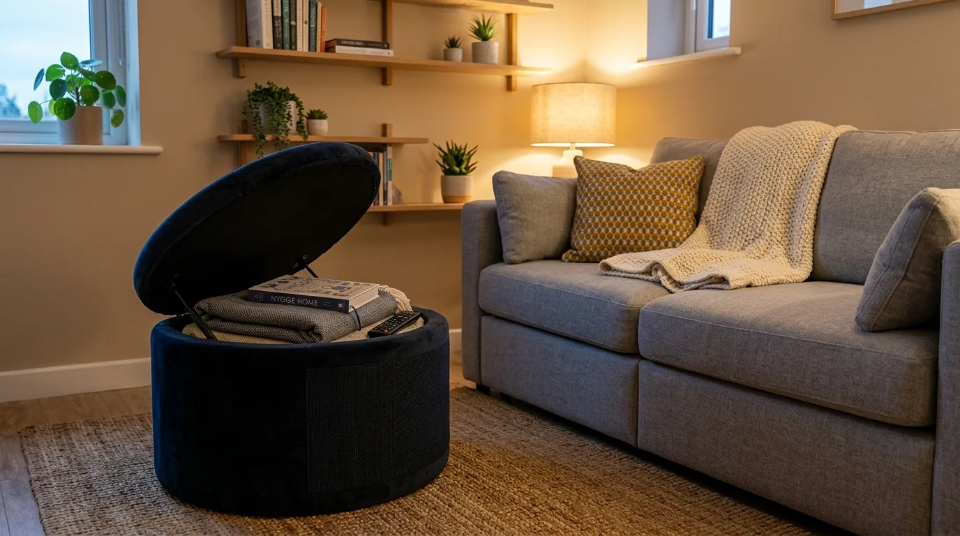 Choose furniture that does two jobs for 14 Small Living Room Ideas That Feel Surprisingly Spacious