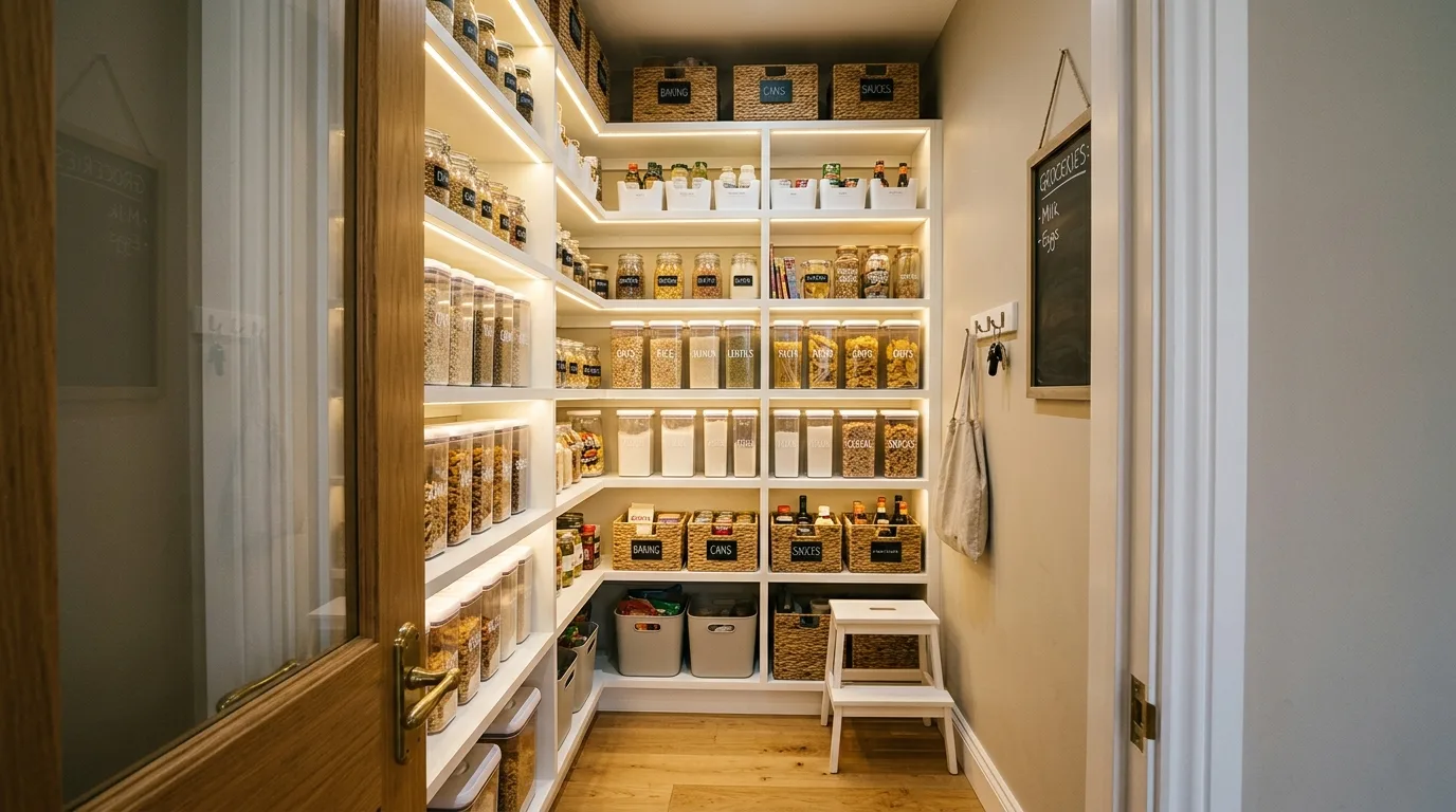 12 Efficient Small Walk-In Pantry Ideas for Maximum Storage