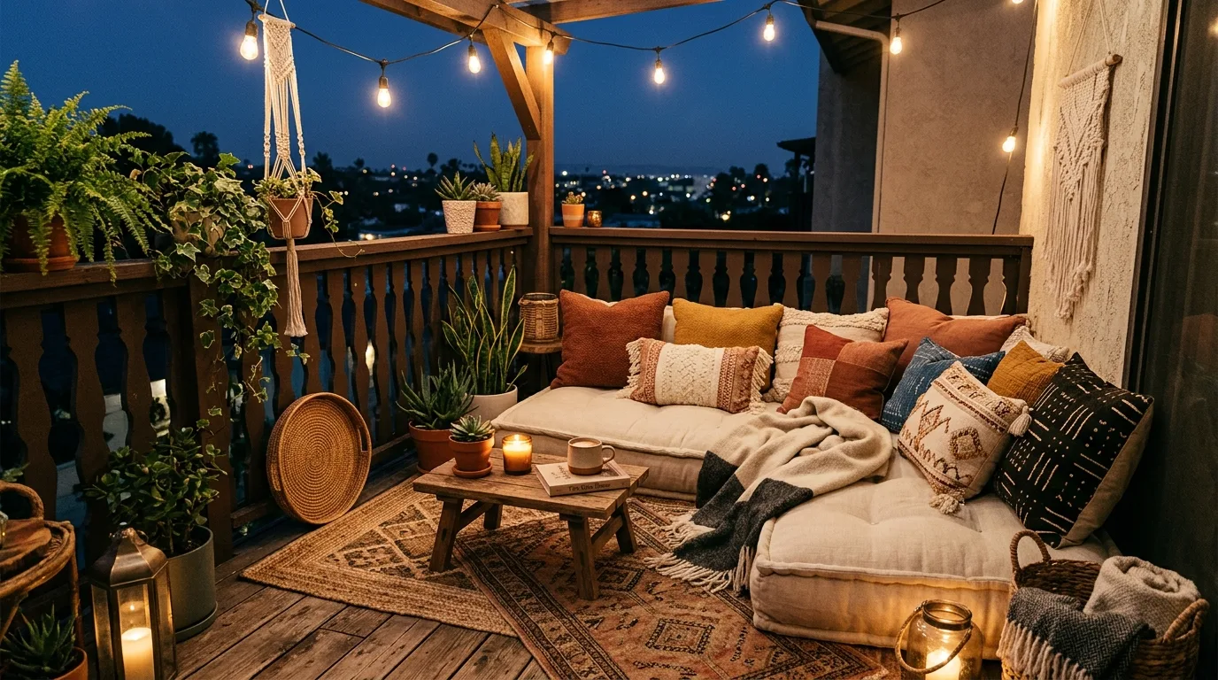Add vertical greenery for 11 Smart Apartment Balcony Ideas for Cozy Outdoor Living