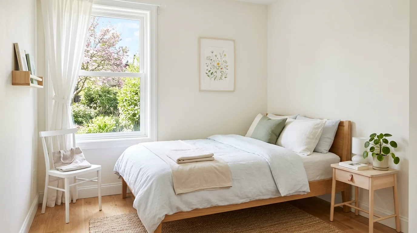 Edit the palette to feel calmer for 11 Fresh Spring Bedroom Ideas to Shake Off the Winter Dust