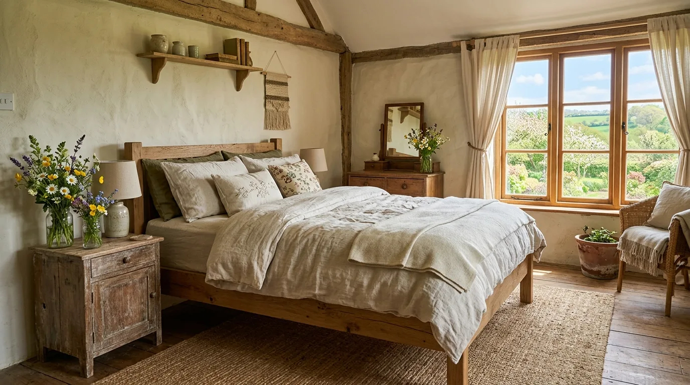 Use lighter throws and rugs for 11 Fresh Spring Bedroom Ideas to Shake Off the Winter Dust