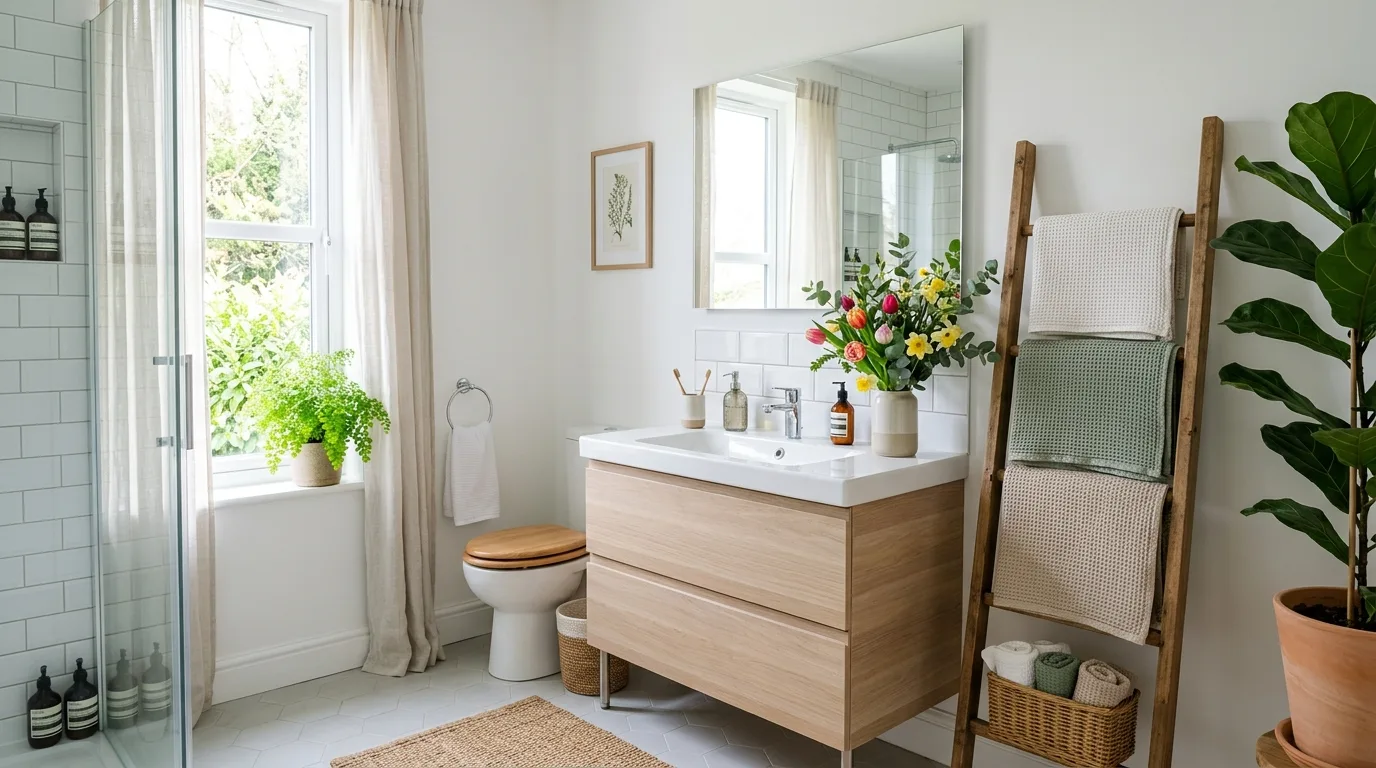 Bring spring into the entryway for 13 Bright Spring Decor Ideas to Freshen Up Your Entire Home