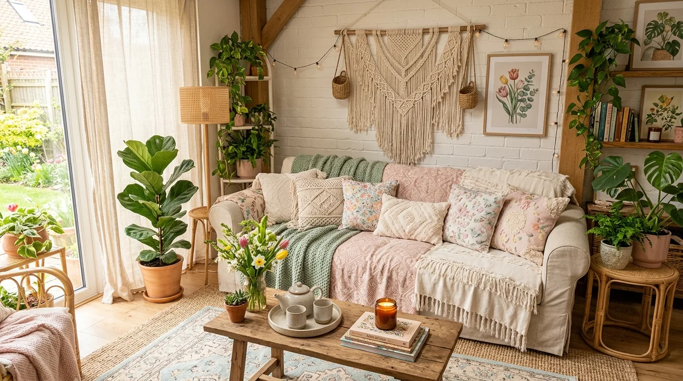 Edit down winter heaviness for 13 Bright Spring Decor Ideas to Freshen Up Your Entire Home