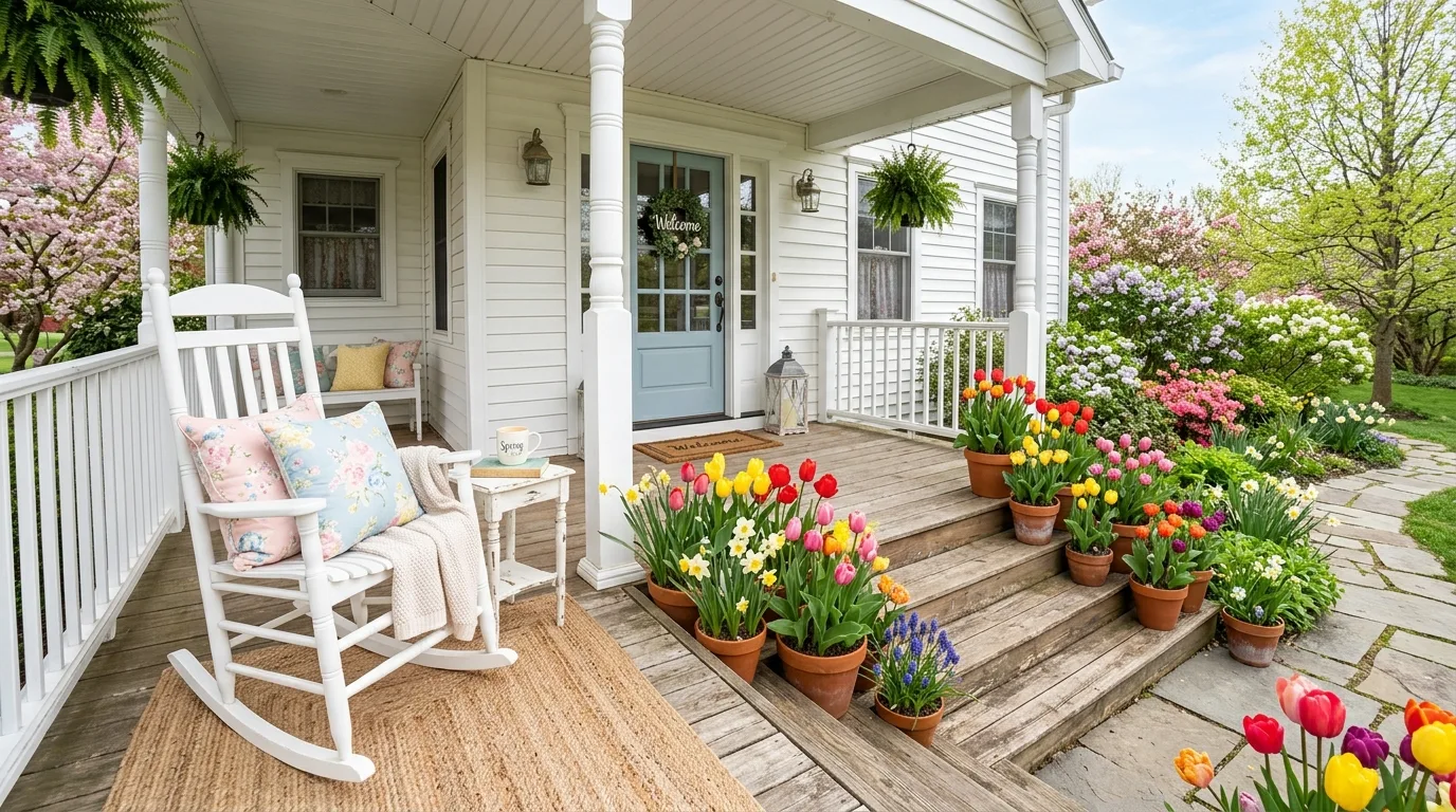 12 Inviting Spring Front Porch Ideas for a Seasonal Refresh