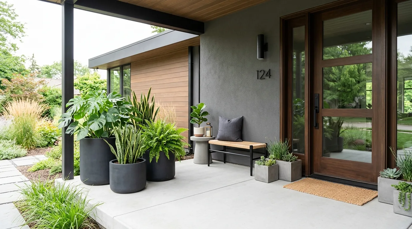 Hang a seasonal wreath for 12 Inviting Spring Front Porch Ideas for a Seasonal Refresh