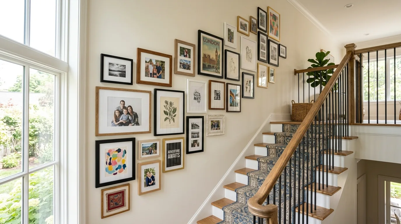 11 Creative Staircase Decorating Ideas to Utilize Vertical Space