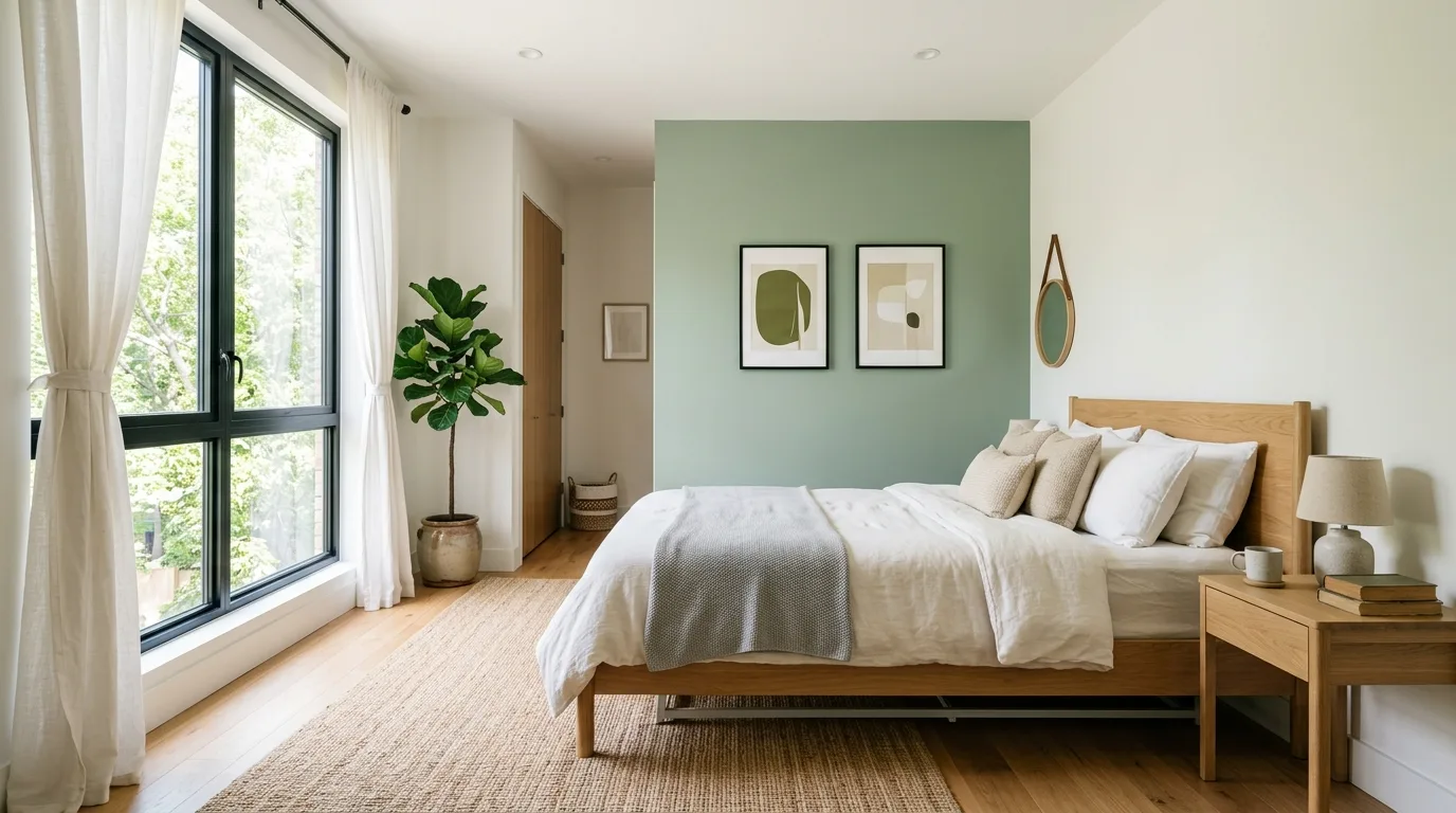 Float the lighting where possible for 12 Stunning Modern Bedroom Ideas with Clean Lines and Calm Colors